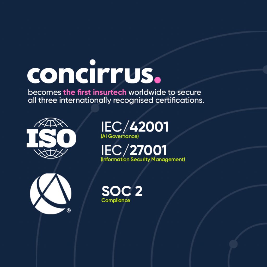 First Insurtech Achieves Triple AI, Security & Data Trust Certifications